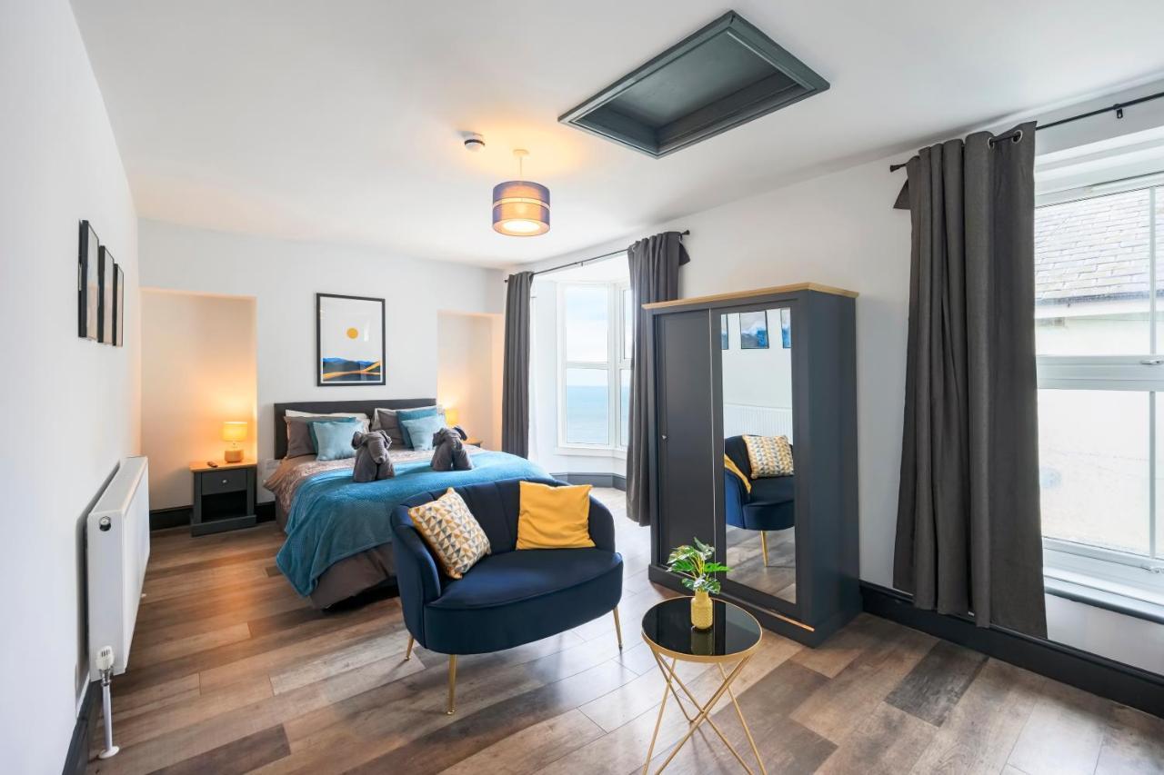 Seafront Apartment With Balcony, Parking And Sea Views آبيريستويث المظهر الخارجي الصورة